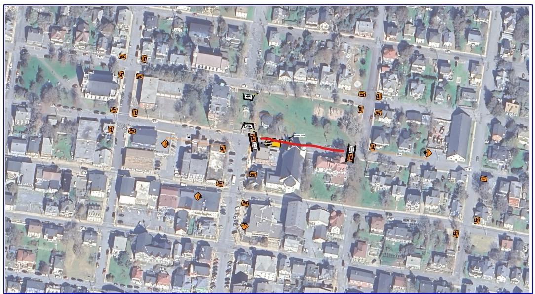 August 19 Cumberland St Road Closure Map