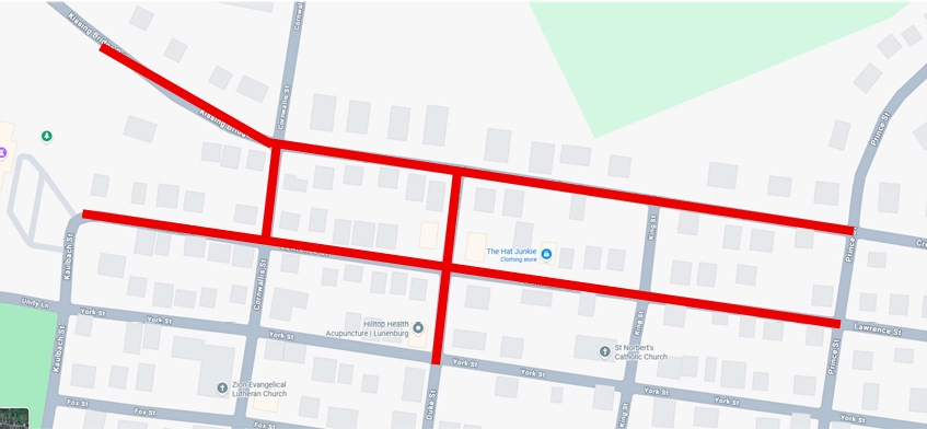 May 21 Water Shutoff Map