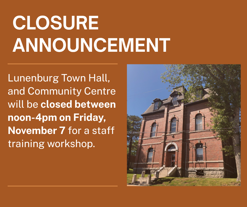 Training Closure Announcement