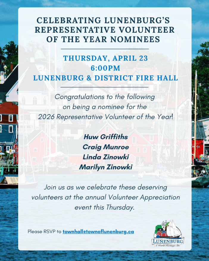 Volunteer Recognition Nominees Notice